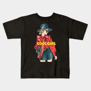 Cool girl Kids T-Shirt